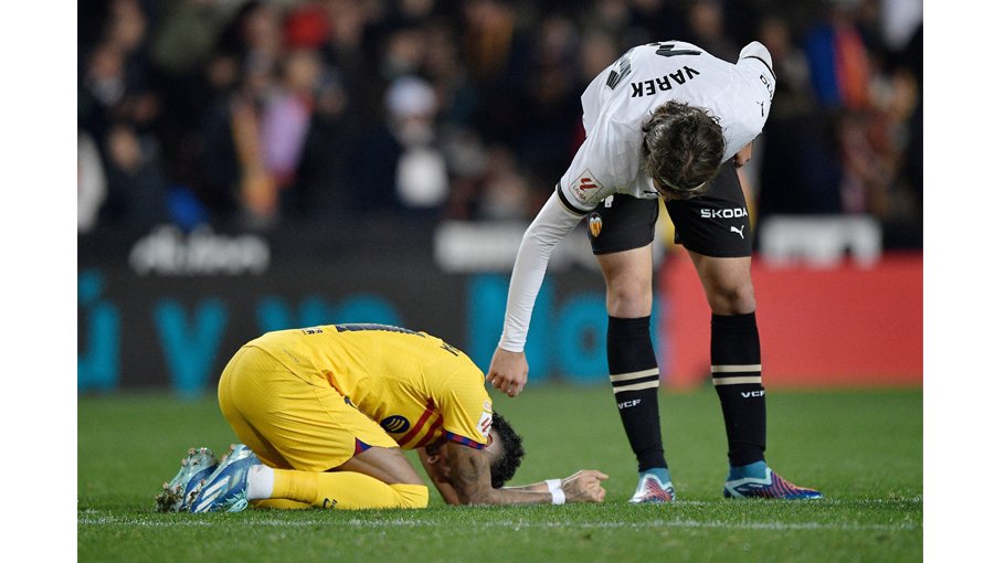 Barca draw with Valencia