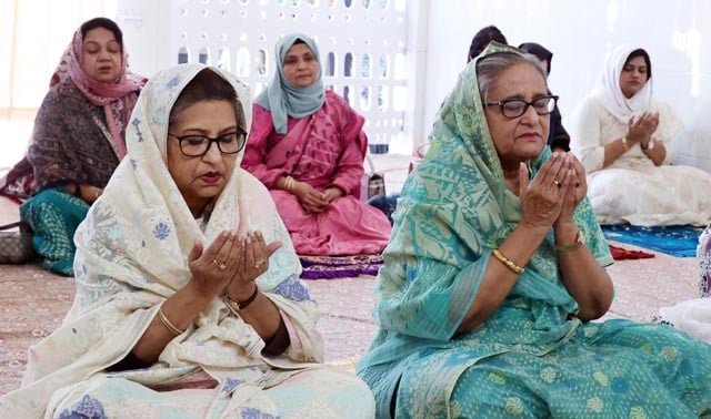 PM offers ziarat at Hazrat Shahjalal, Hazrat Shah Paran mazars