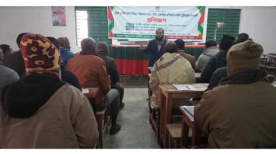 Training for polling agents held in Gaibandha