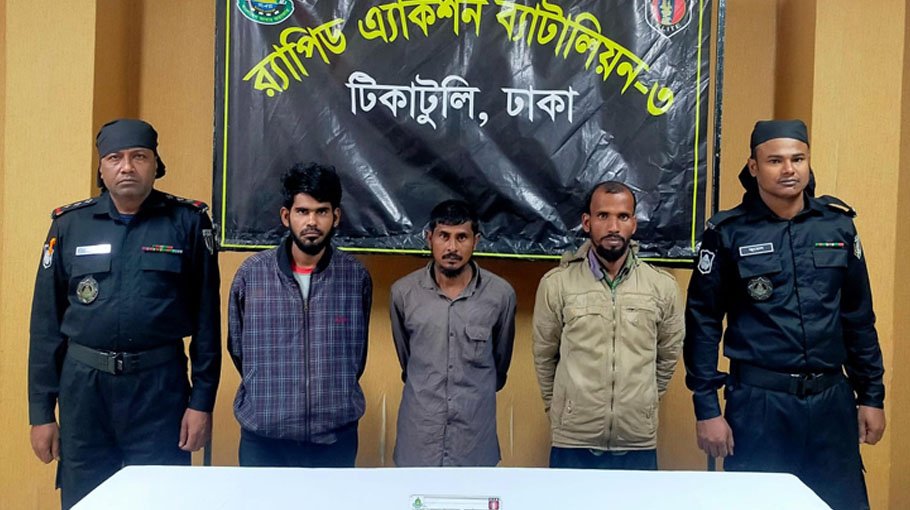 Three held with crude, petrol bombs   in capital
