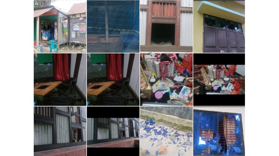 Over 50 houses vandalized,   livestock cash looted