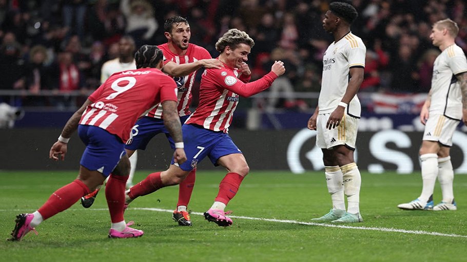 Atletico beat Real, Barca edge past third-tier rivals