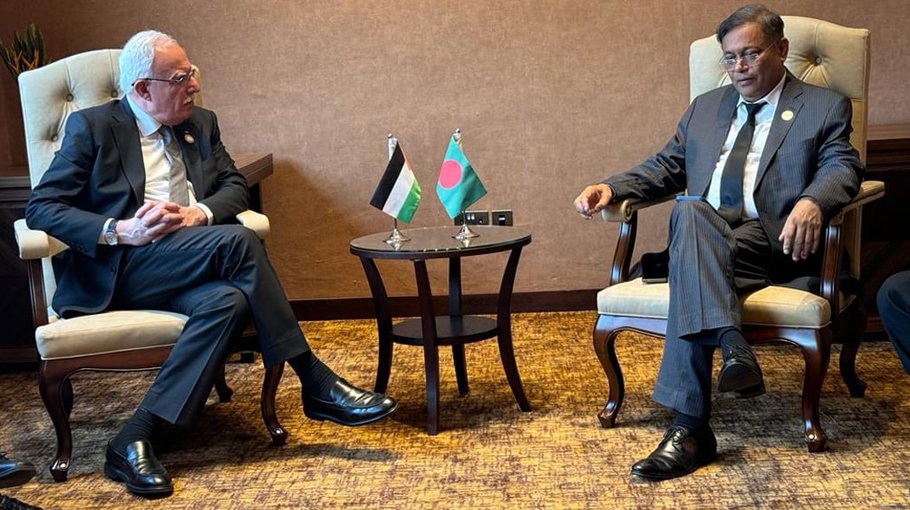 Dhaka assures of continued support for Palestine cause