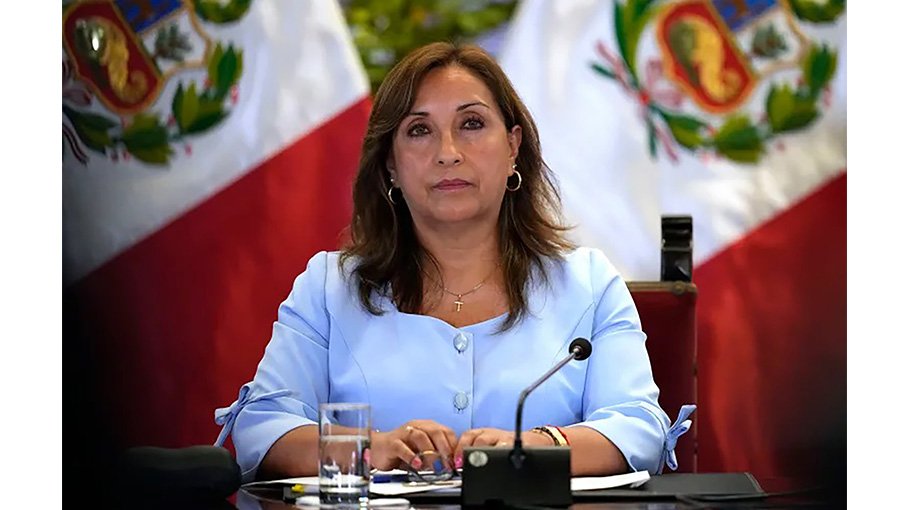 Peru president grabbed by protester at public event