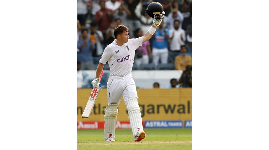 Pope’s ton steer England lead in first Test