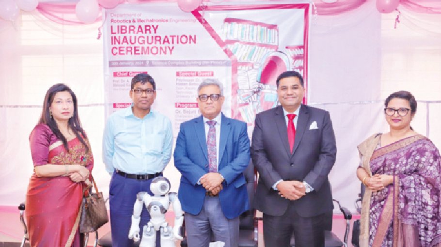 New library inaugurated at DU Robotics Department