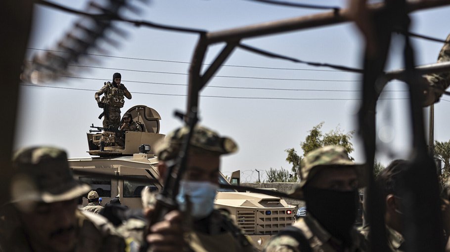 Five Kurdish-led fighters killed in drone attack on US base in Syria 