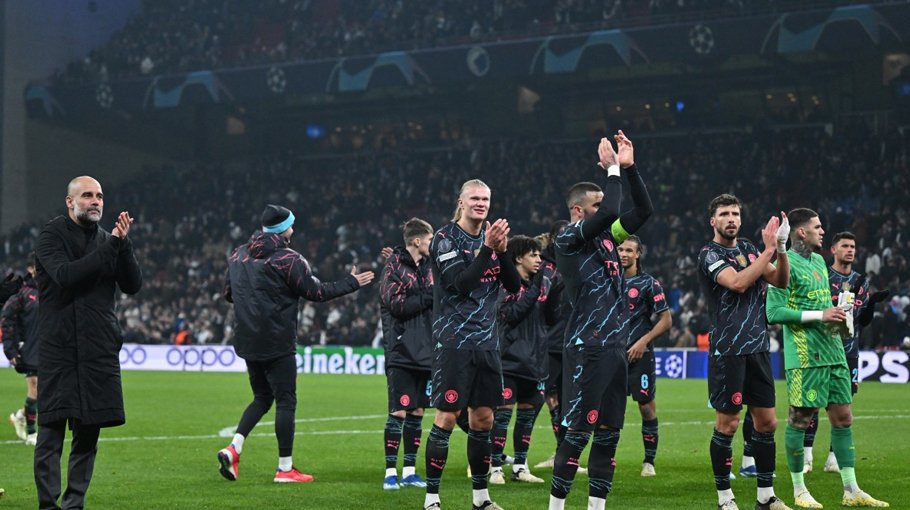 Man City cruise towards CL quarters 