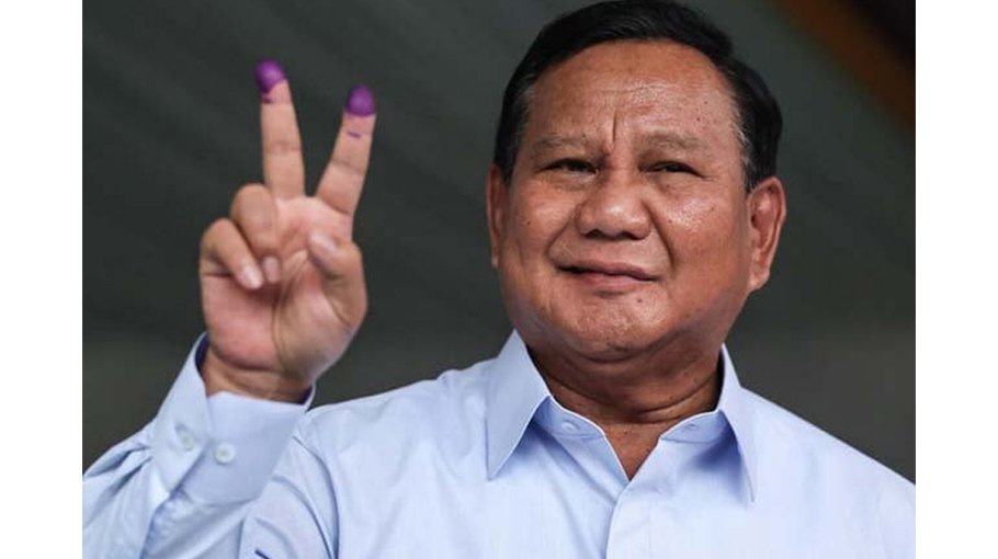 Prabowo leading Indonesia poll by wide margin with half  of votes counted