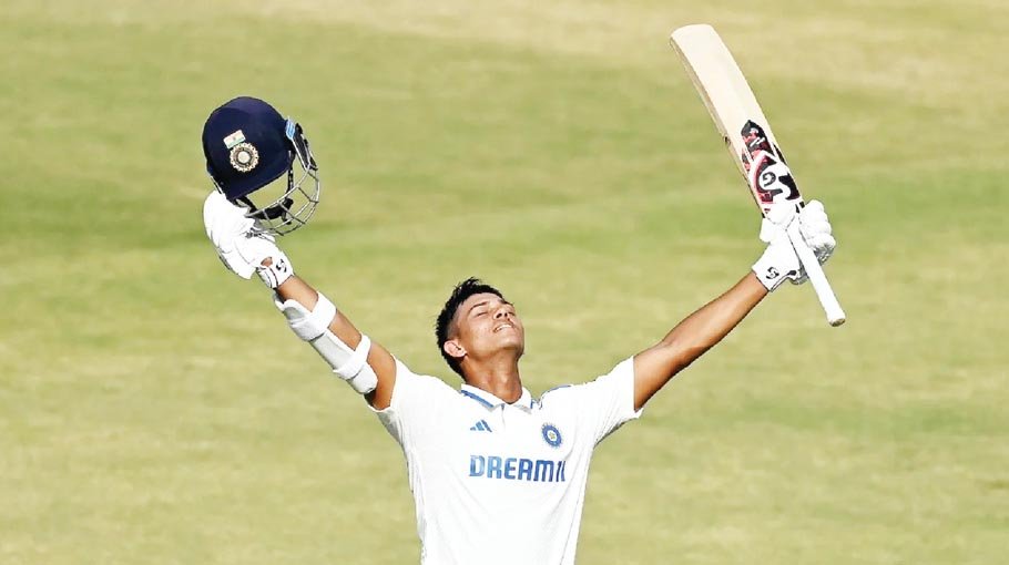 Jaiswal’s ton puts India lead