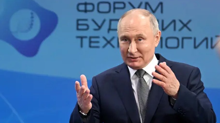 Putin says Russia prefers Biden to Trump but blasts current US policy