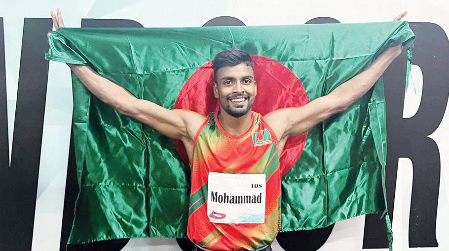 Zahir wins silver in Asian Indoor Athletics  
