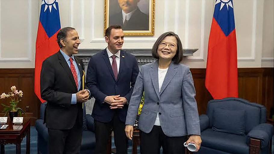 US Congress members praise Taiwan’s democracy 