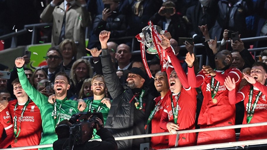 Van Dijk’s extra-time header steers Liverpool in dramatic League Cup win 