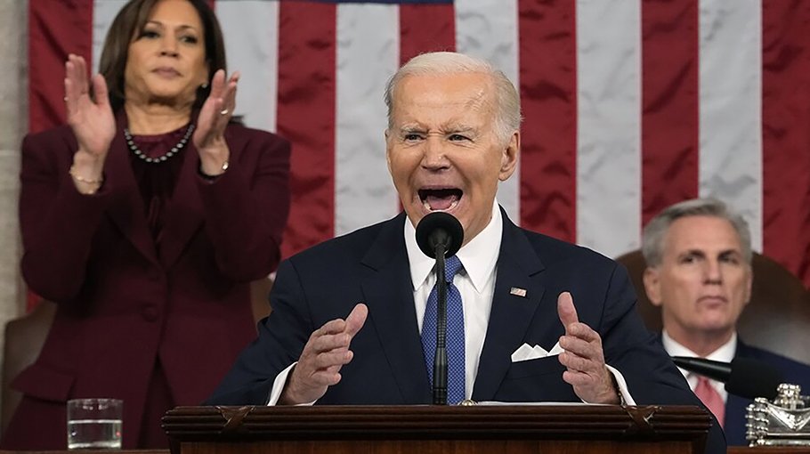 Biden draws election battle lines in fiery speech