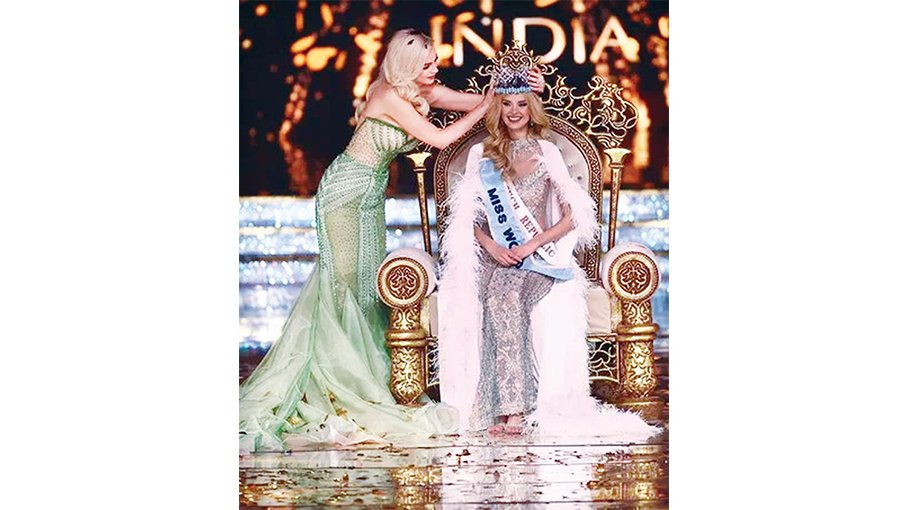 Kristina Pyskova of Czech Republic crowned the ‘Miss World’  competition