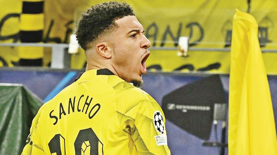 Sancho fires Dortmund into last eight