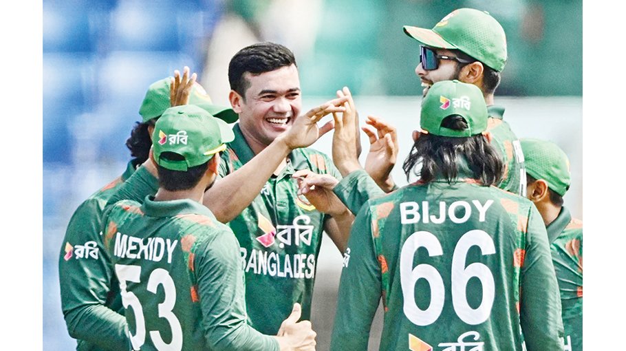 Shanto-Taskin peak performers in SL ODI series 