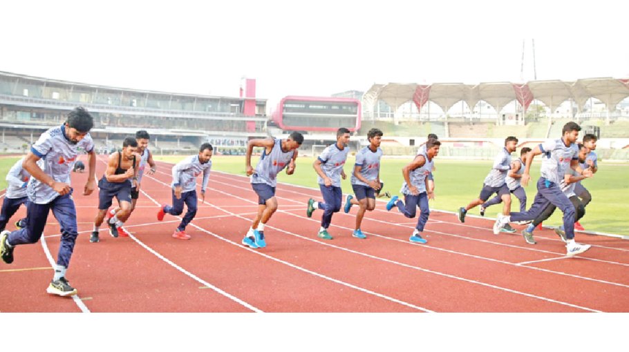 Cricketers experience new fitness test 