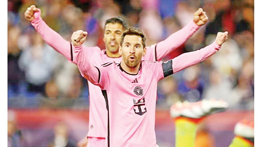 Messi’s double steers Miami to down New England  