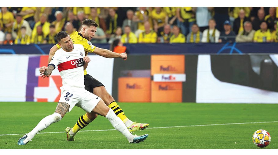 Dortmund sink PSG in thrilling first leg semis