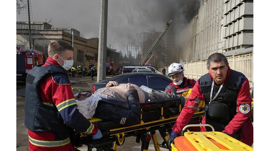 Russian rockets kill two, as rivals mark Orthodox Easter