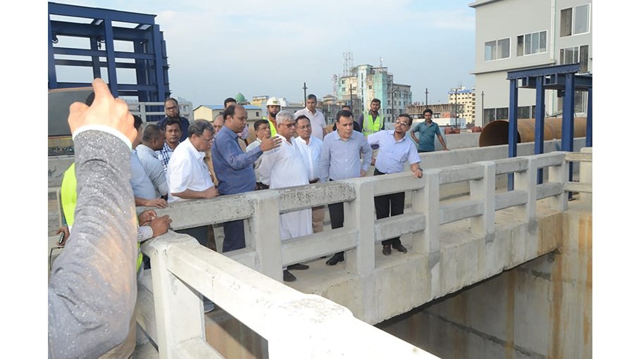 CDA chairman visits marine drive construction project