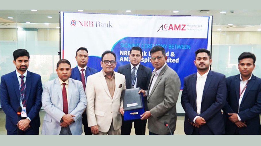 NRB Bank signs agreement with AMZ Hospitals Bangladesh Post