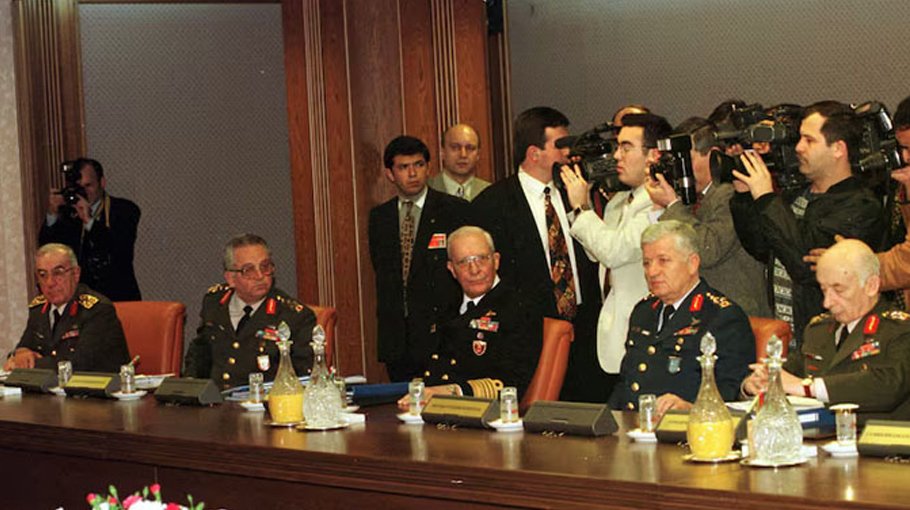 Turkey pardons seven generals for role in 1997 coup