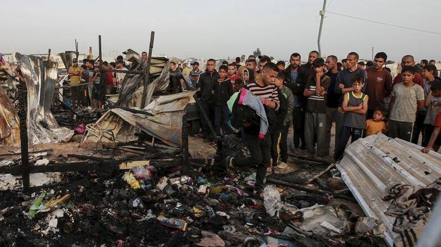Israeli attack on Rafah tent camp kills 45