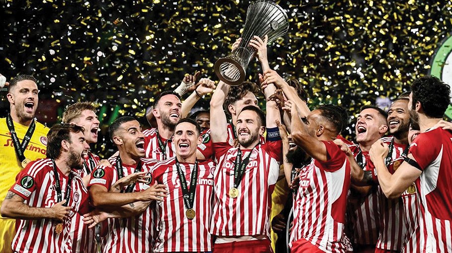 El Kaabi gives Olympiakos ECL glory