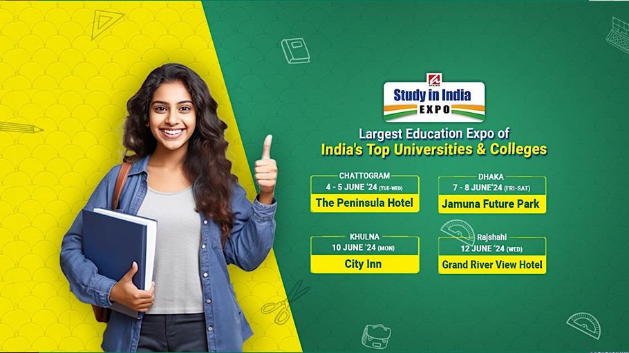 Study in India Expo 2024 begins today