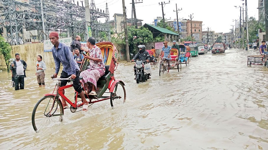 59 rivers swell, 42 fall