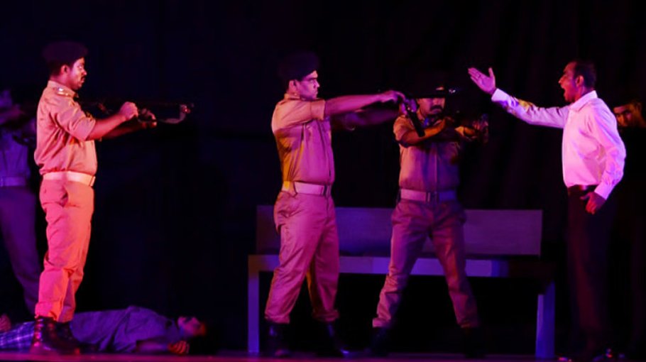 ‘Abhishapta August’ staged at BCFCC