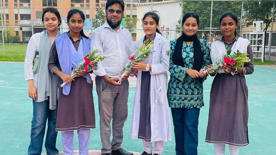 3 Chandpur school girls go to USA for   basketball training