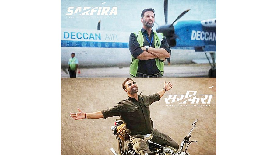 Akshay Kumar impresses with new look in ‘Sarfira