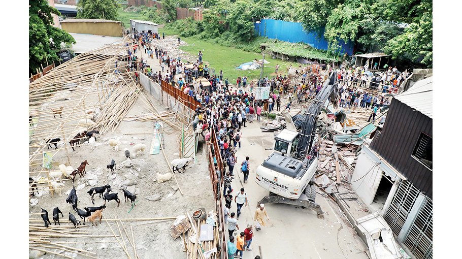 DNCC demolishes part of Sadeeq Agro Farm  