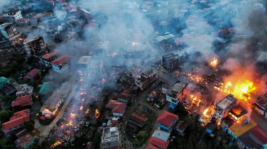 3 children among 7 killed in Myanmar infighting