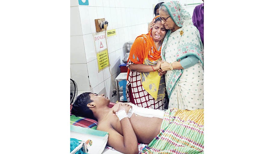 PM assures the injured of treatment 