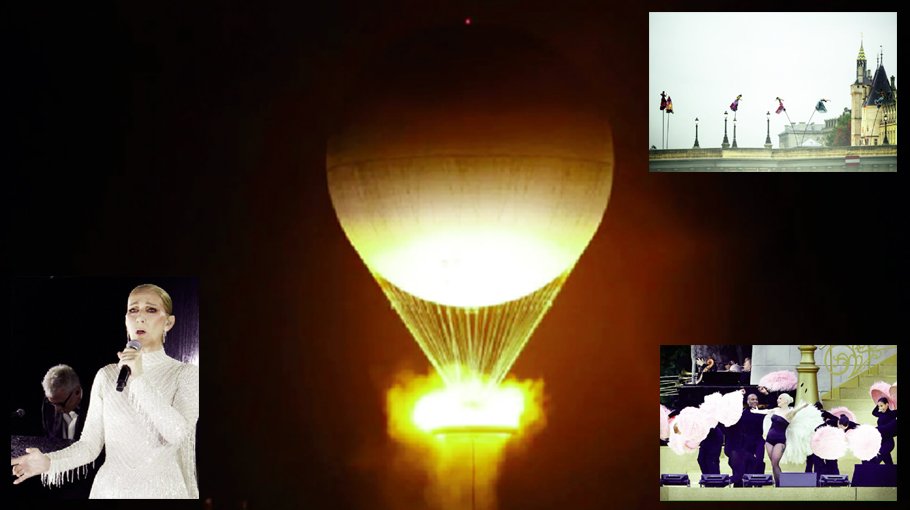 Games declared as Lady Gaga and Dion thrill Paris