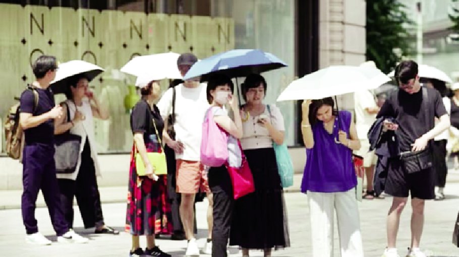 Japan sees hottest July since records began