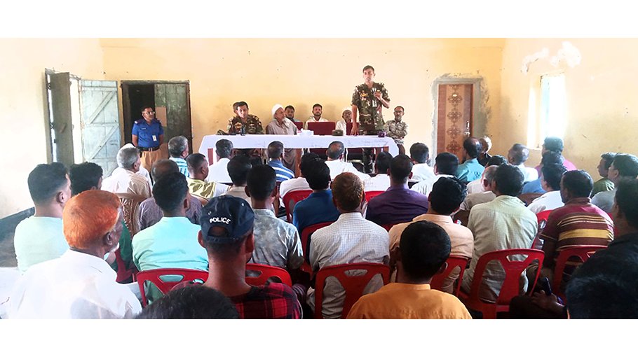 Army holds meeting to restore law & order in Cox’s Bazar