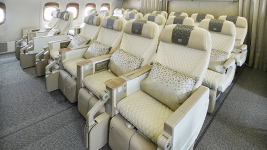 Emirates launches flight with its first retrofitted Boeing 777