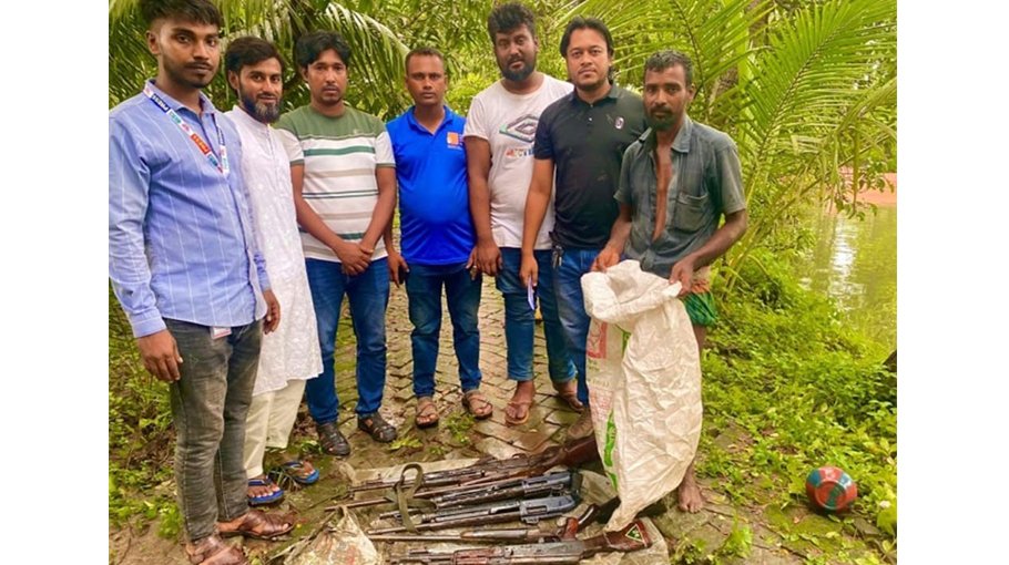 Looted arms, ammunition recovered in Satkhira