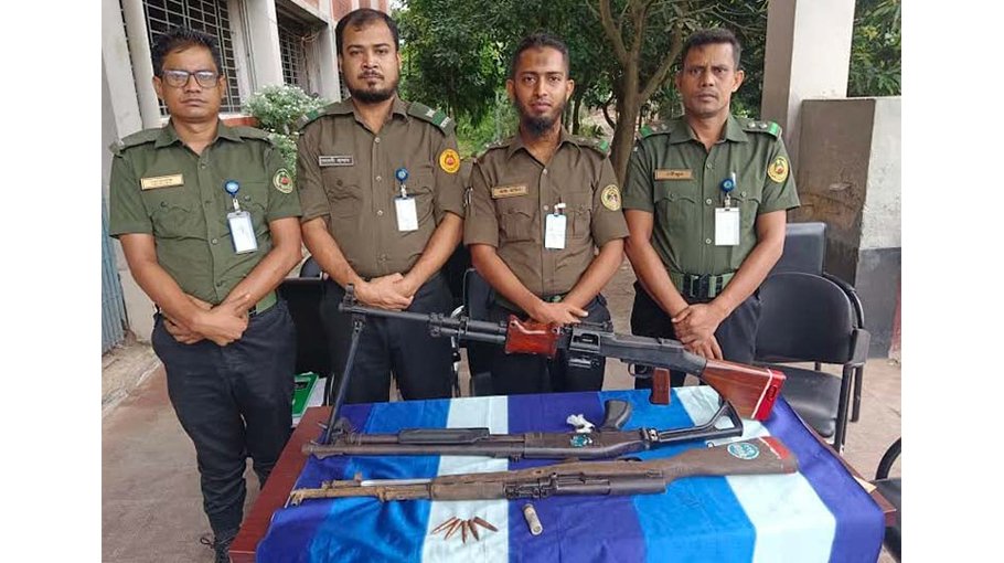 Looted arms, ammunition of Titas police station recovered