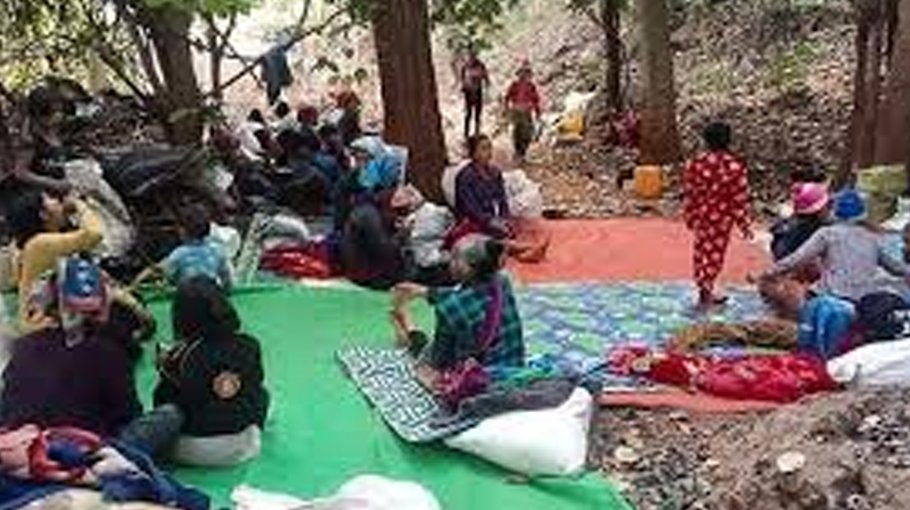 Over 10,000 villagers flee for 2nd time as fighting returns to Myanmar’s Hsihseng