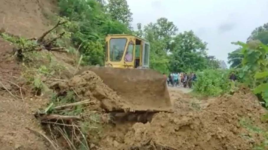 Landslide disrupts road link with Khagrachari