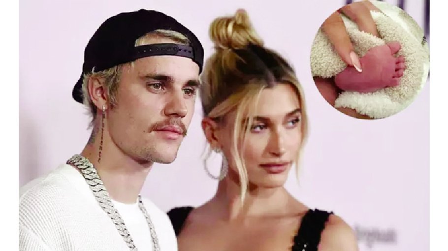 Justin, Hailey welcome first child