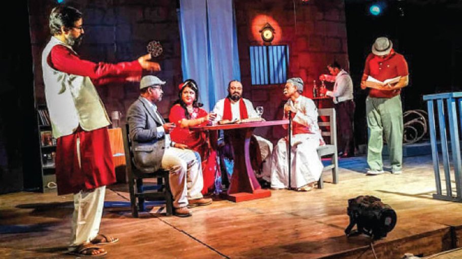 Ethic stages ‘Hari Phatibe’  at Mahila Samity