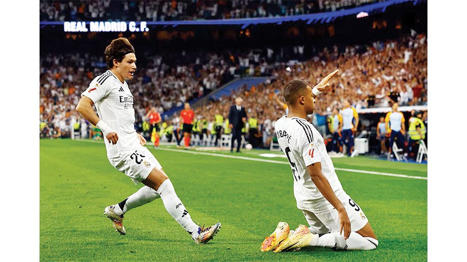 ‘Great moment’ for Mbappe as he scores debut league goals